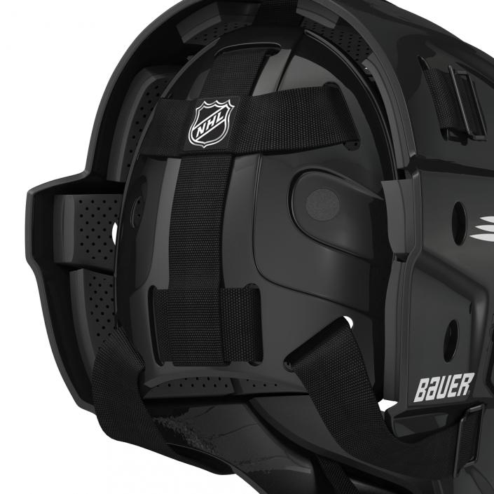 3D model Hockey Goalie Mask Bauer Black