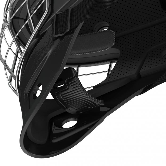 Hockey Goalie Mask Generic Black 3D