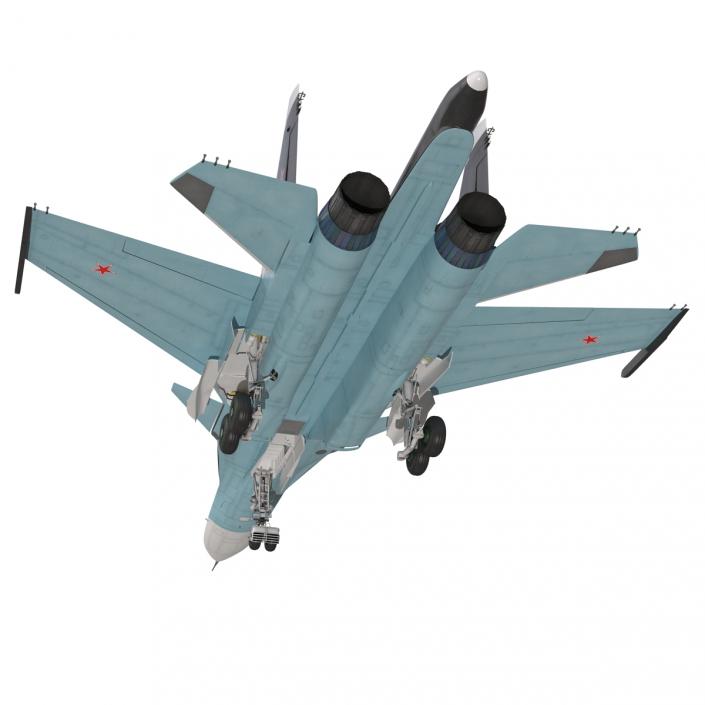 3D Russian Air Force Su-34 model