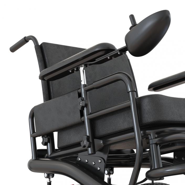 3D model Powered Wheelchair Rigged