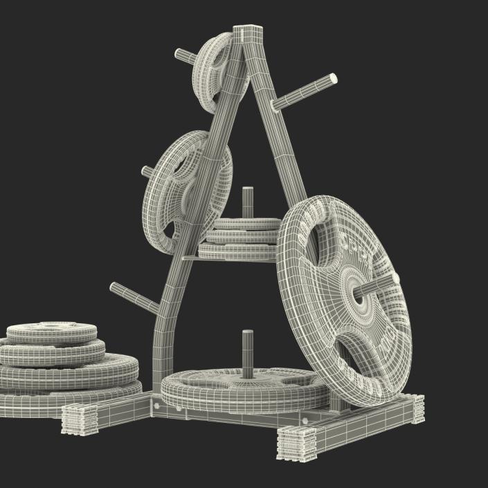 3D Weight Plate Tree Set