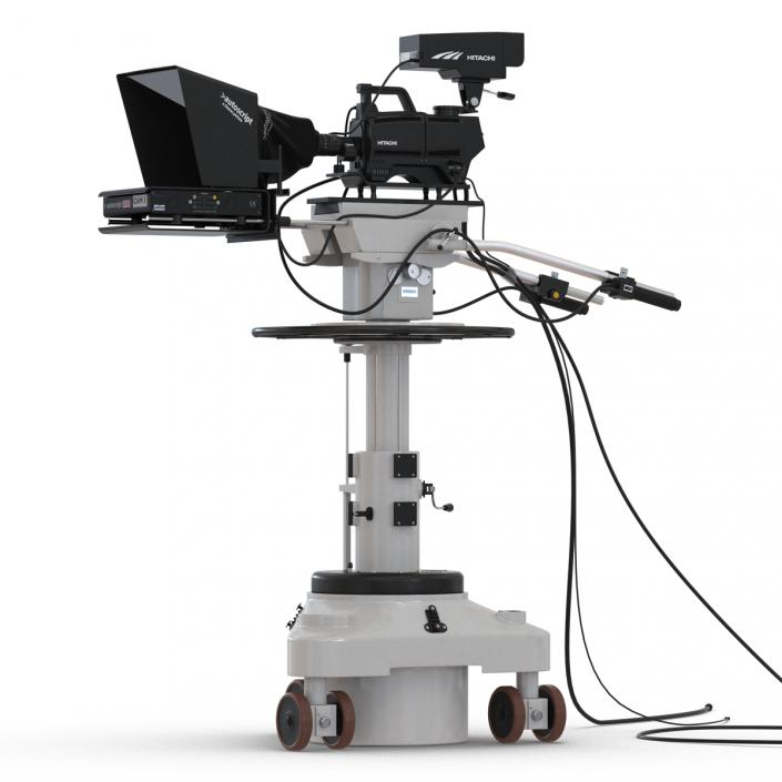 TV Studio Camera Hitachi 3D model