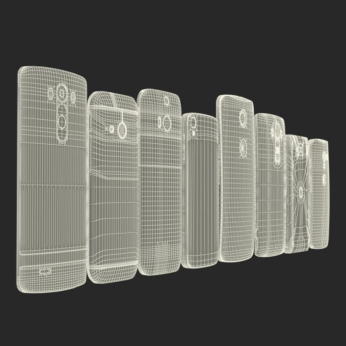 Cell Phones Collection 2 3D model