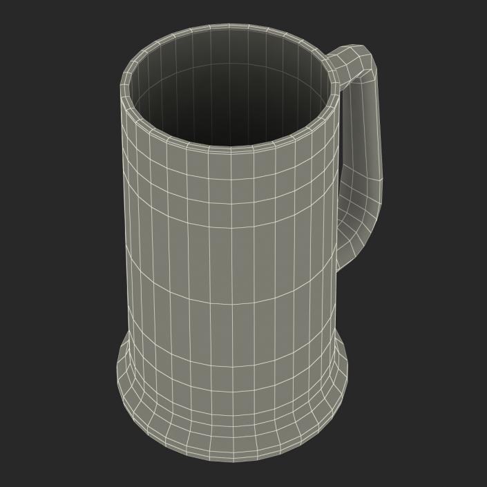 Empty Beer Mug 3D model