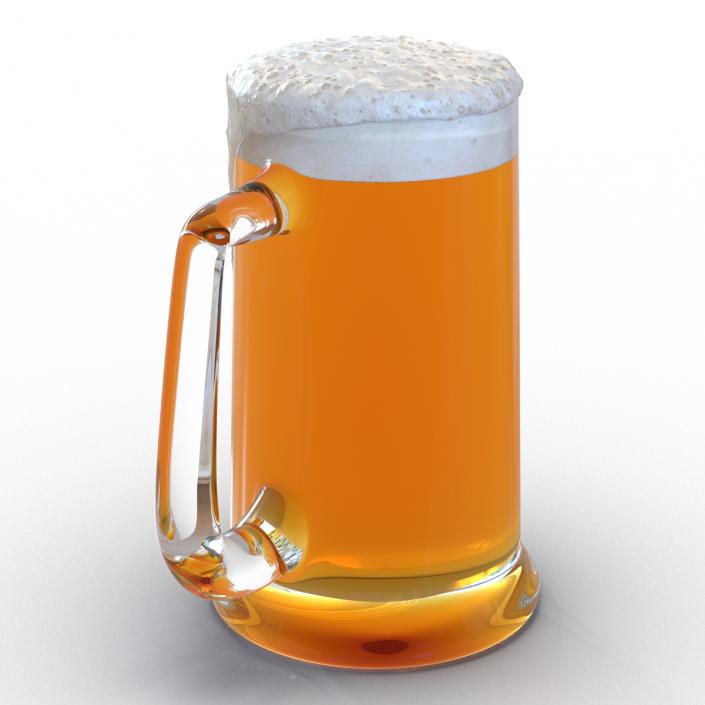 3D model Overflowing Beer Mug
