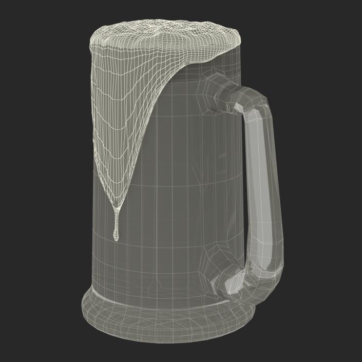 3D model Overflowing Beer Mug