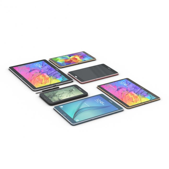 3D Samsung Tablets Collection