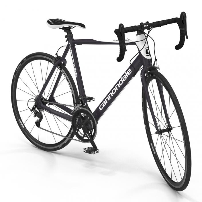 Road Bike Cannondale Rigged 3D