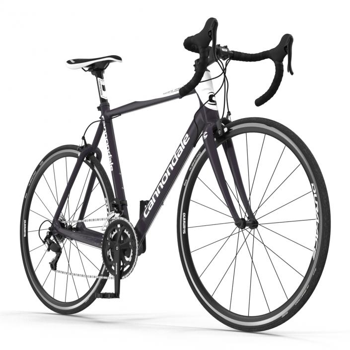 Road Bike Cannondale Rigged 3D