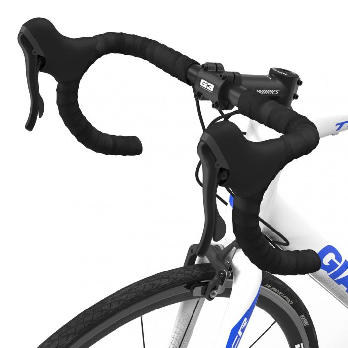 Road Bike Giant Rigged 3D