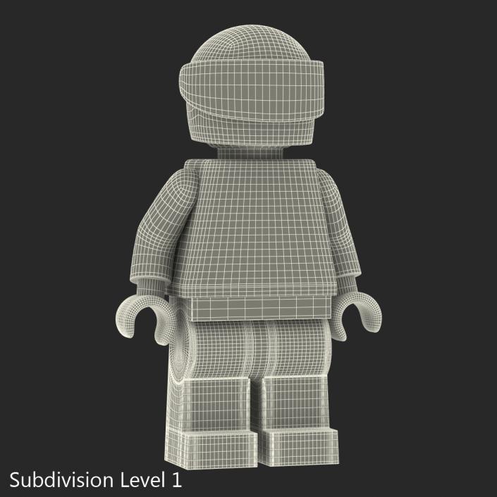 3D Lego Man Fireman