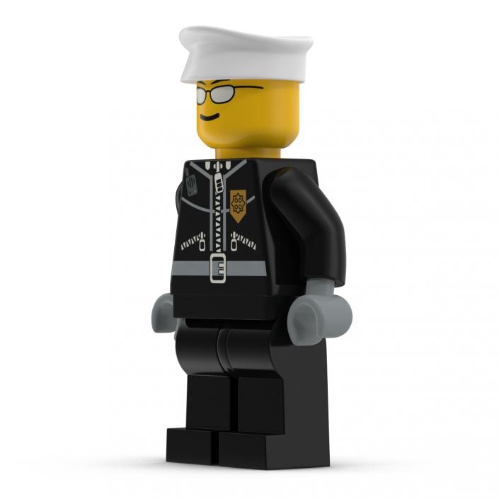 3D Lego Man Policeman model