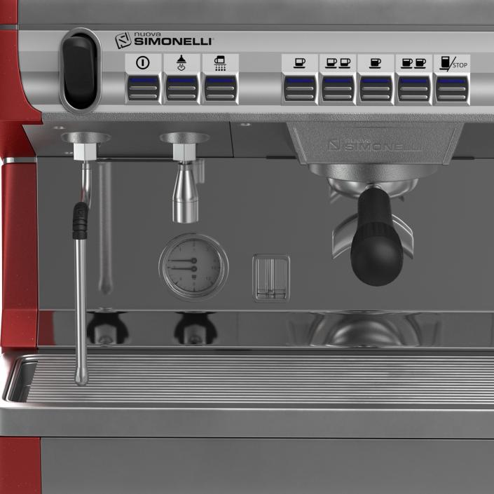 3D Espresso Machine Simonelli