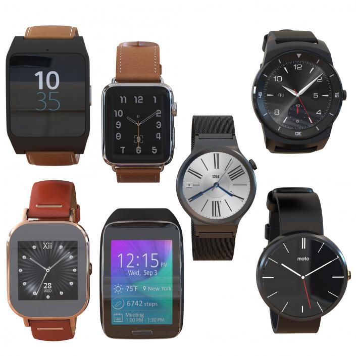 3D model Smartwatches Collection 2