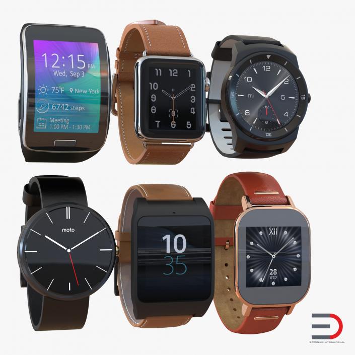3D model Smartwatches Collection 3