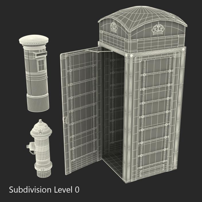 3D London Elements Collection 2 model