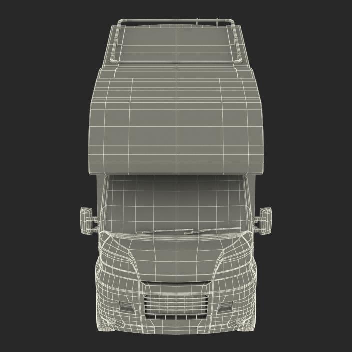 3D Motorhome Generic Simple Interior model