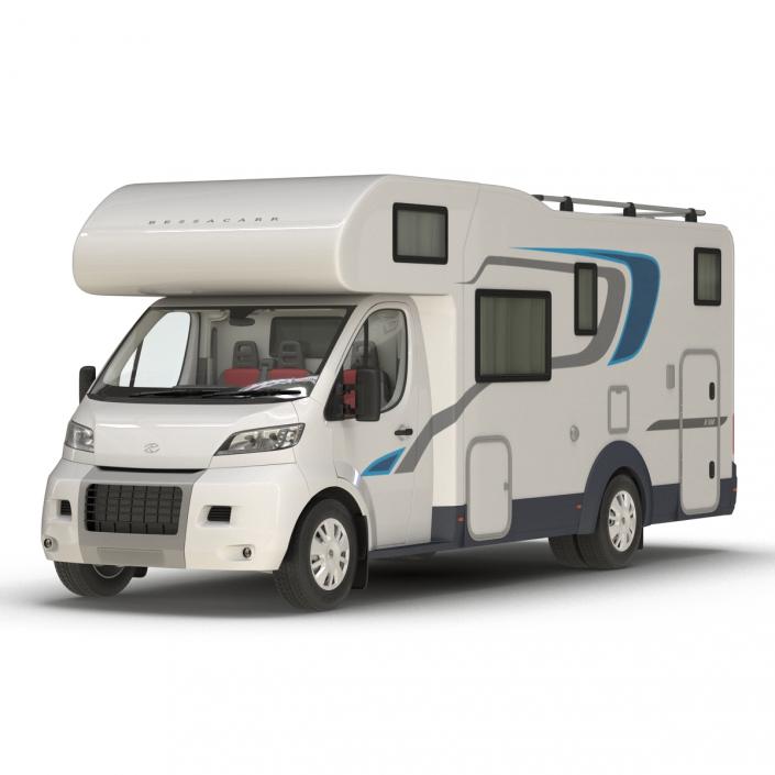 Tag Axle Motorhome Rigged 2 3D