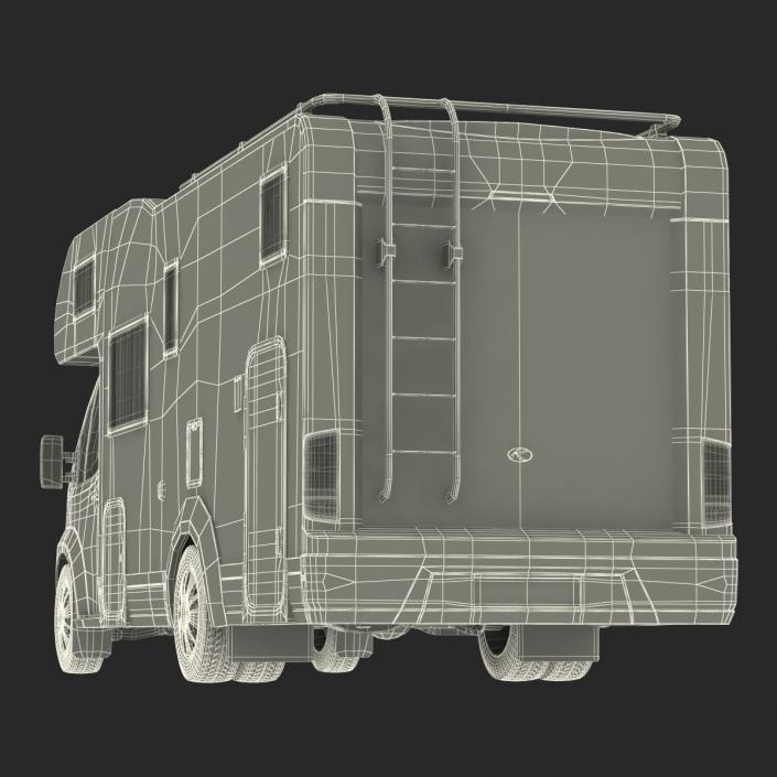 3D model Tag Axle Motorhome 2