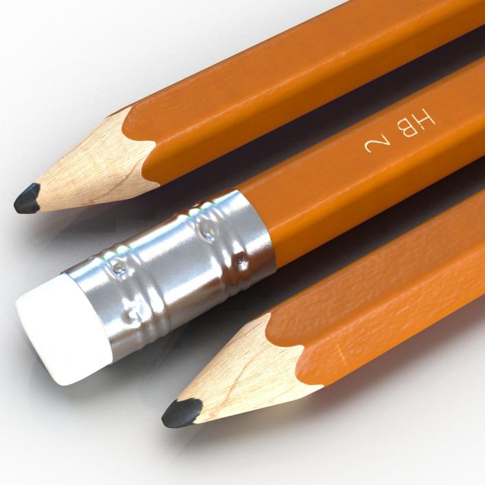 3D model Short Pencil Generic
