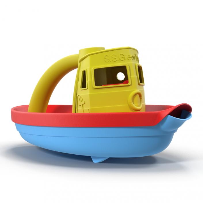 3D Tugboat Bath Toy
