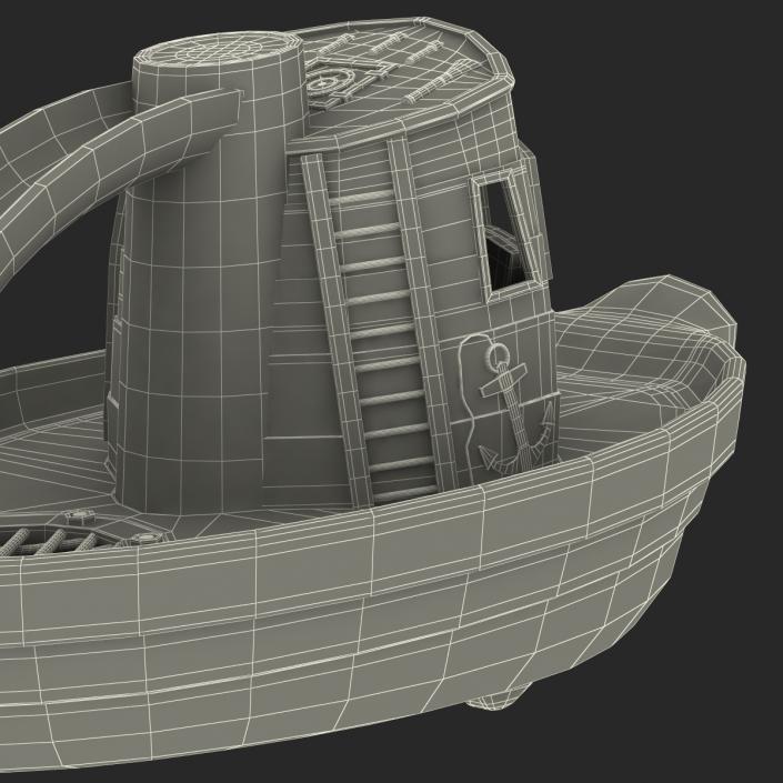 Tugboat Bath Toy Generic 3D model