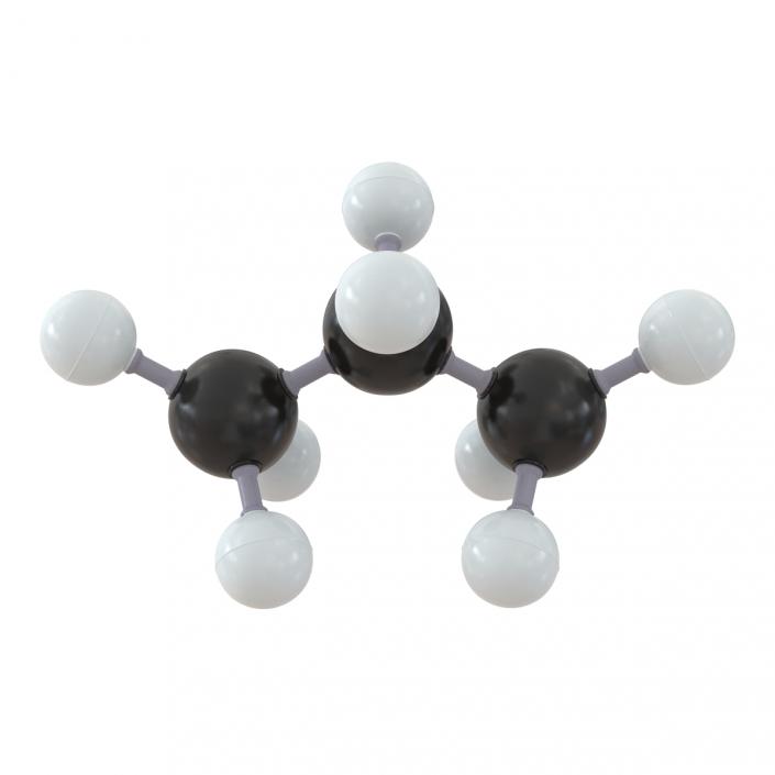 3D Propane Molecule