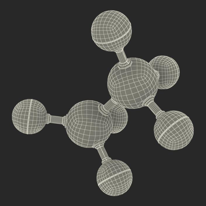 3D model Ethane Molecule