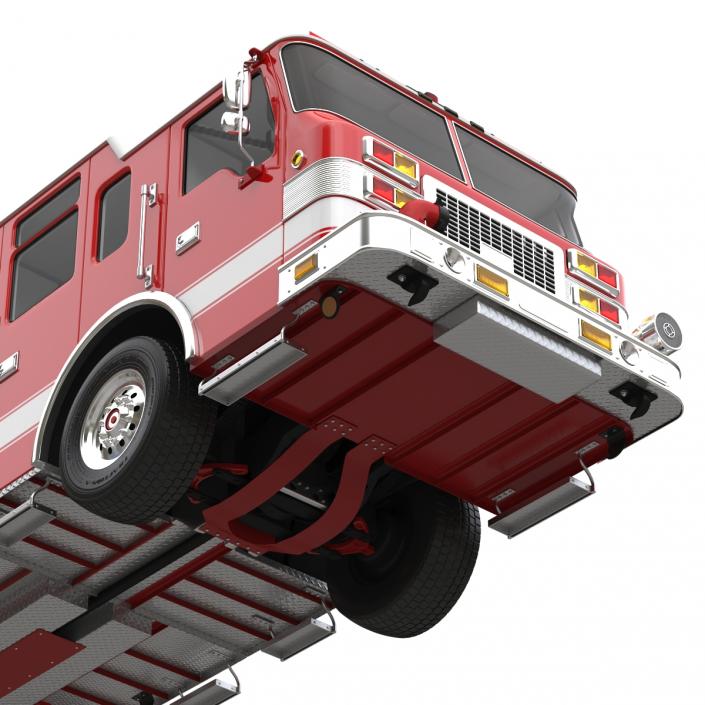 Fire Truck Apparatus 4 3D