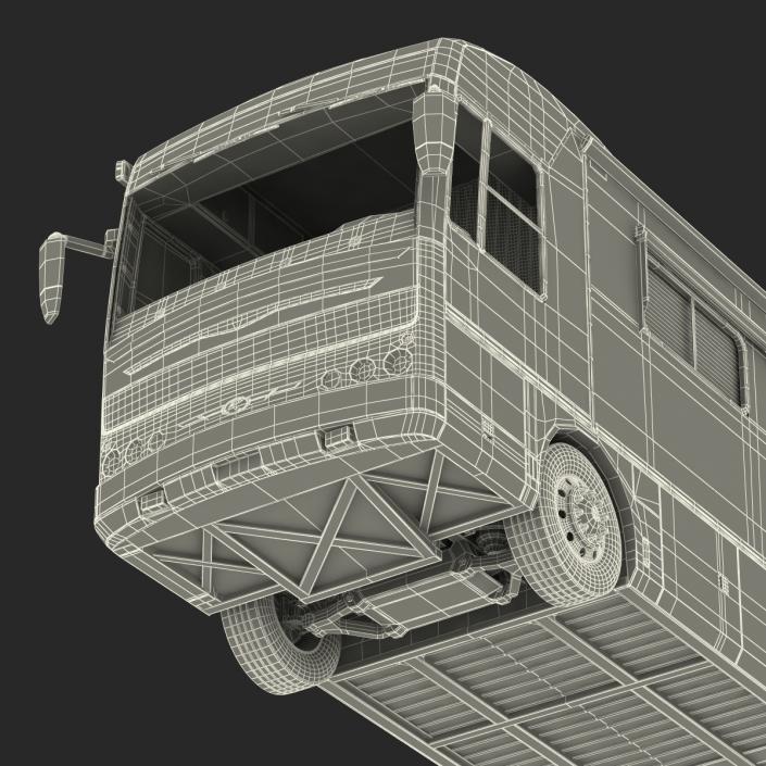3D American Recreation Vehicle RV Simple Interior