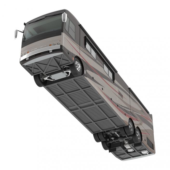 3D American Recreation Vehicle RV Simple Interior 2 model