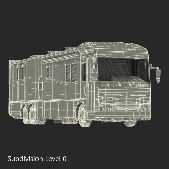 American Recreation Vehicle RV Rigged 3D
