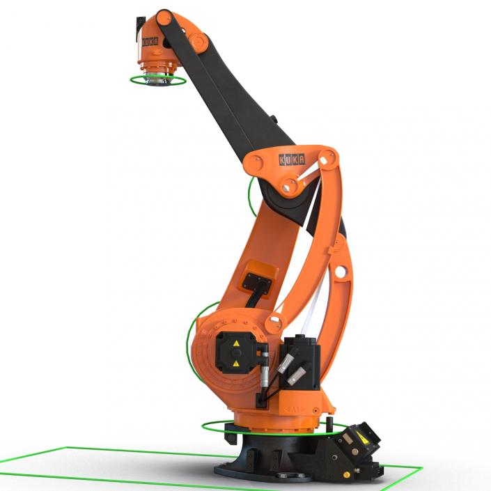 3D Kuka Robot KR-40 PA Rigged