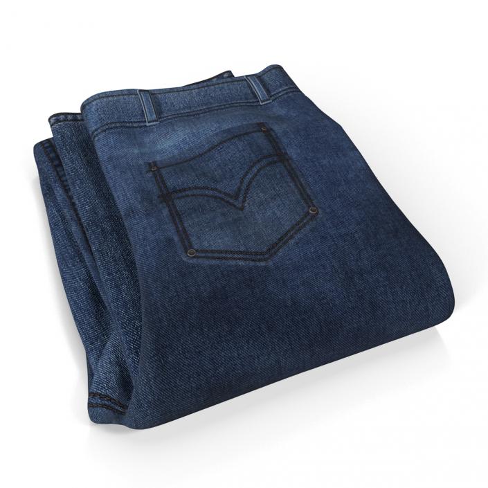 Jeans Folded 2 3D model