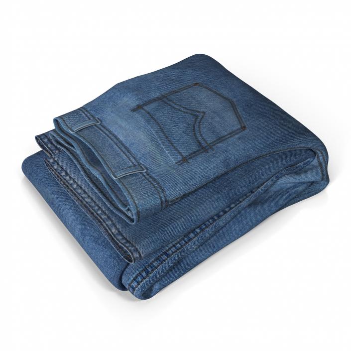 Jeans Folded 3 3D model