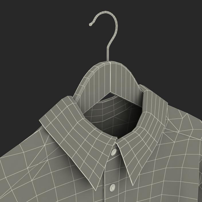 Shirt On Hanger 3 3D