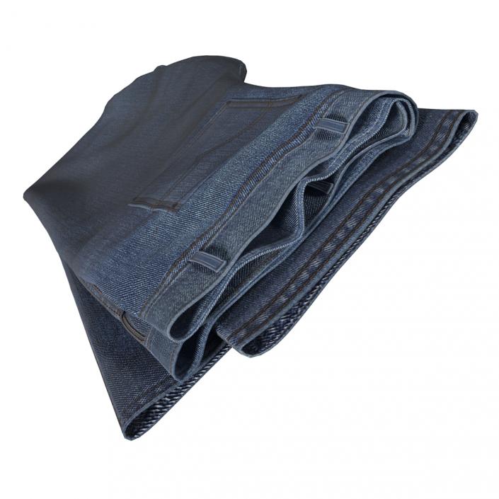 Folded Jeans 2 3D model