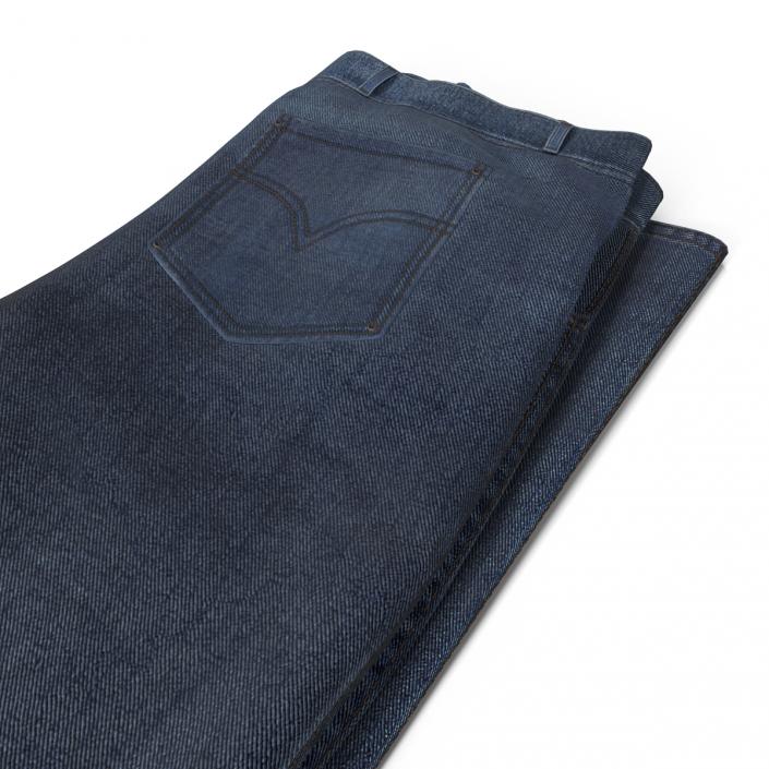 Folded Jeans 2 3D model