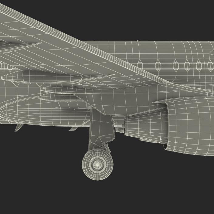 3D model Airbus A319 China Southern Airlines