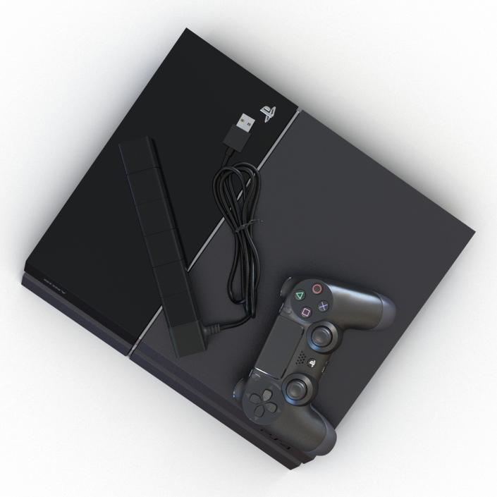 Sony PlayStation 4 Set 2 3D model