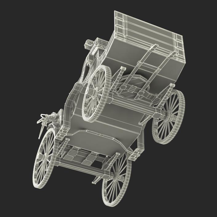 3D Wedding Carriage Rigged model
