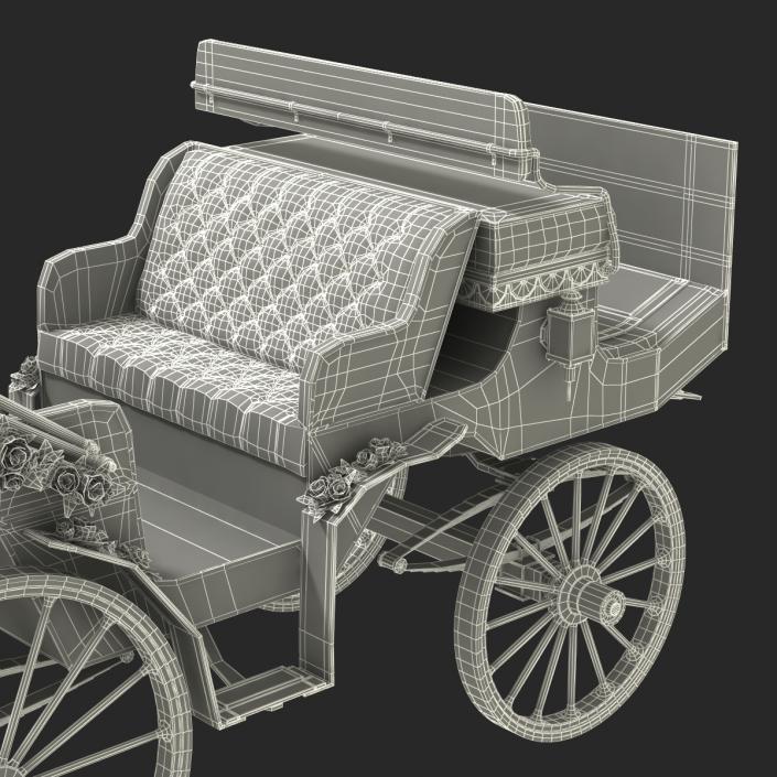 3D Wedding Carriage Rigged model
