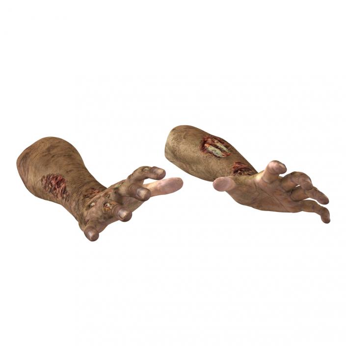 Zombie Hands Pose 3 3D model