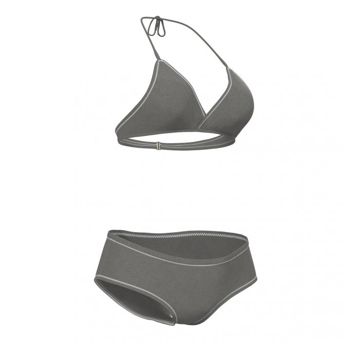 Bathing Suit 2 Gray 3D model