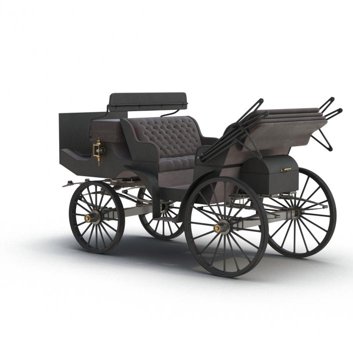 3D model Carriage Rigged