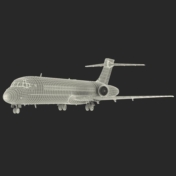 3D model Boeing 717-200 Delta Air Lines