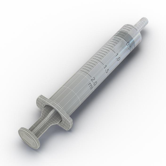 Disposable Syringe 2ml 3D