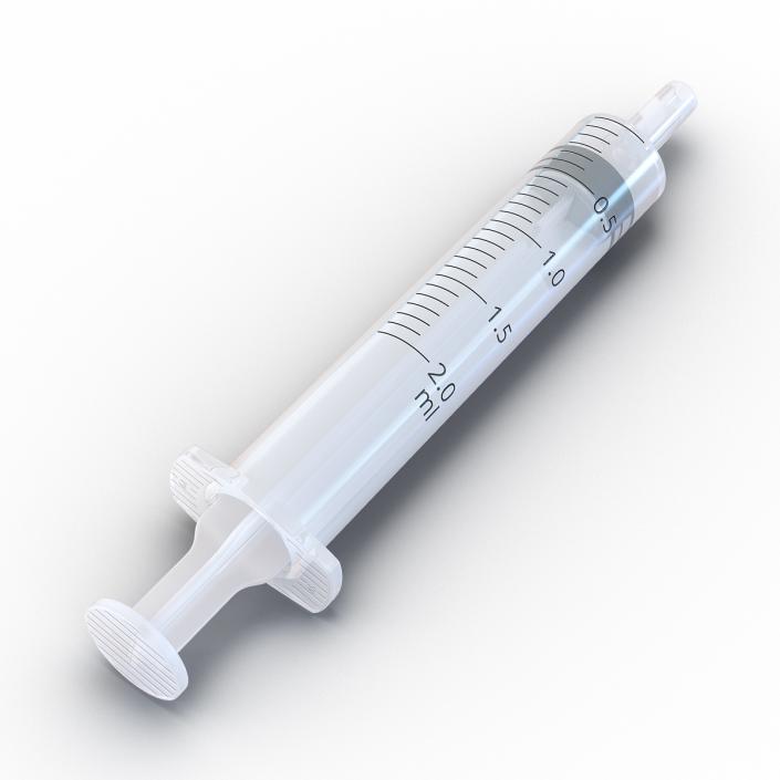 Disposable Syringe 2ml 3D