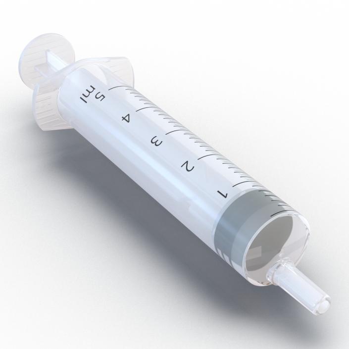 Disposable Syringe 5ml 3D