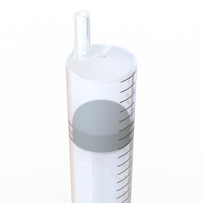 3D Disposable Syringe 10ml model